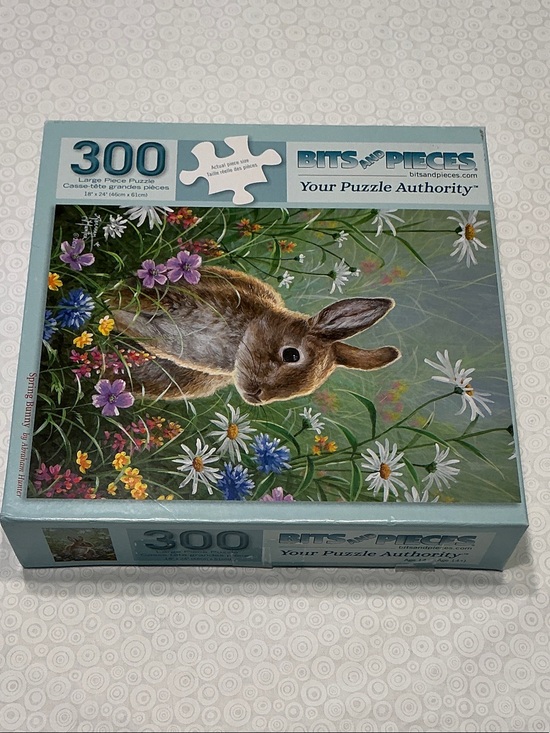 Bits And Pieces Other - Bits and Pieces  300-Piece Puzzle Spring Bunny